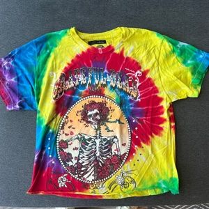 Tie Dye Crop Boxy Grateful Dead T-shirt